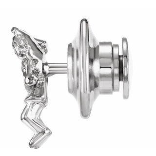 Sterling Silver Praying Angel Lapel Pin