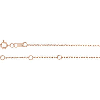 14K Rose .015 CTW Natural Diamond Angel Wing 6 1/2-7 1/2" Bracelet