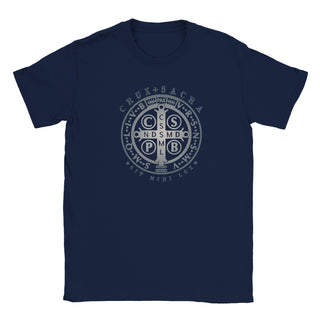 St. Benedict Medal Reverse Silver T-Shirt - view 14