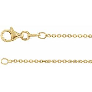 1.4 mm Diamond-Cut Cable Chain 