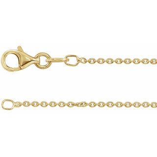 16 Inch Cable Chain 18K Over Sterling