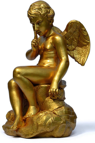 Mischievous Cupid Statue - 7-inch