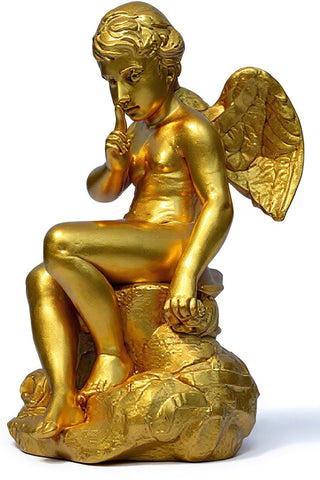 Mischievous Cupid Statue - 7-inch
