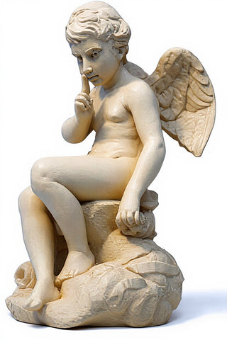 Mischievous Cupid Statue - 7-inch