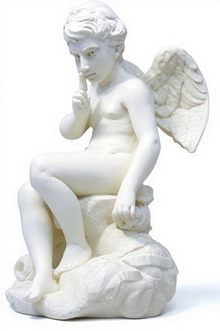 Mischievous Cupid Statue - 7-inch