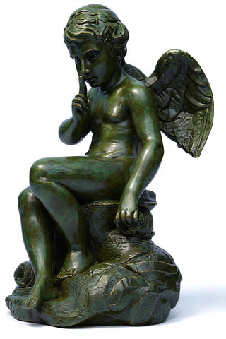 Mischievous Cupid Statue - 7-inch