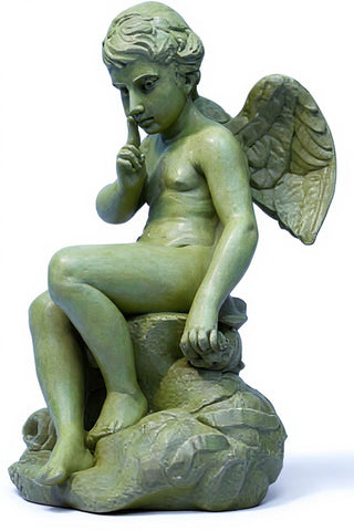 Mischievous Cupid Statue - 7-inch
