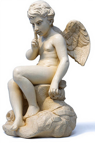 Mischievous Cupid Statue - 7-inch