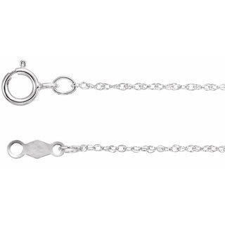 16 Inch Rope Chain With Spring Ring 10K Yellow