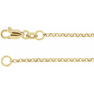 20 Inch Adjustable Rolo Chain With Lobster Clasp Sterling Silver