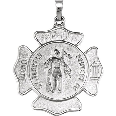 Sterling Silver St Florian Pendant