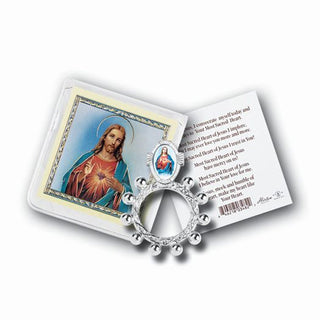 Shj Rosary Ring And Prayer Card 10-Pack