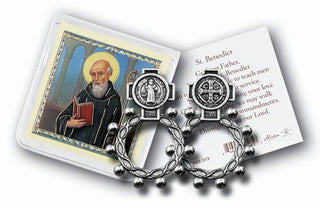 St. Benedict Rosary Ring And Prayer Card 10-Pack