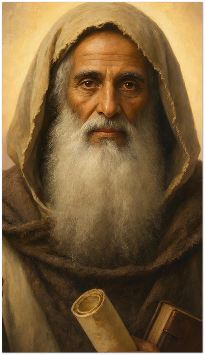 St. Macarius of Alexandria Holy Cards
