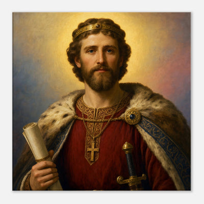 St. Edwin of Northumbria - Devotional Canvas