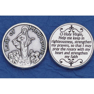 Bulk Italian token - Lady of Medjurgorje