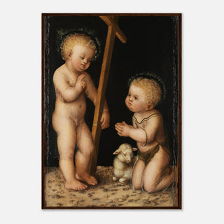 Christ Child and St. John with Lamb Framed Print - view 3