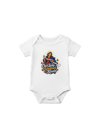 Our Lady Undoer of Knots Baby Onesie