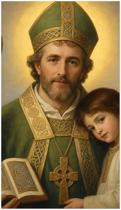 St. Ultan of Ardbraccan Holy Cards