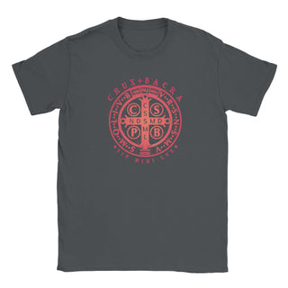 St. Benedict Medal Cross Gradient T-Shirt - view 6