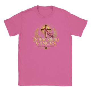 In Hoc Signo Vinces Gold and Crimson T-Shirt - view 5