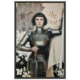St. Joan of Arc by Albert Lynch Metal Framed Poster - view 3