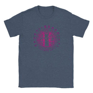 Purple Gradient St. Benedict Medal T-Shirt