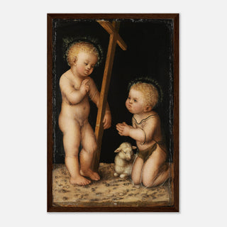 Christ Child and St. John with Lamb Framed Print - view 20