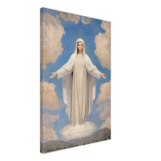 Our Lady in White with Open Arms Canvas Print - view 2