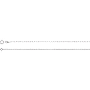 24-inch Rope Chain with Spring Ring - Sterling Silver