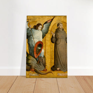 St. Michael and St. Francis Canvas Print - view 7