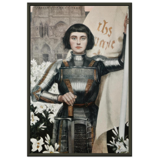 St. Joan of Arc by Albert Lynch Metal Framed Poster - view 4