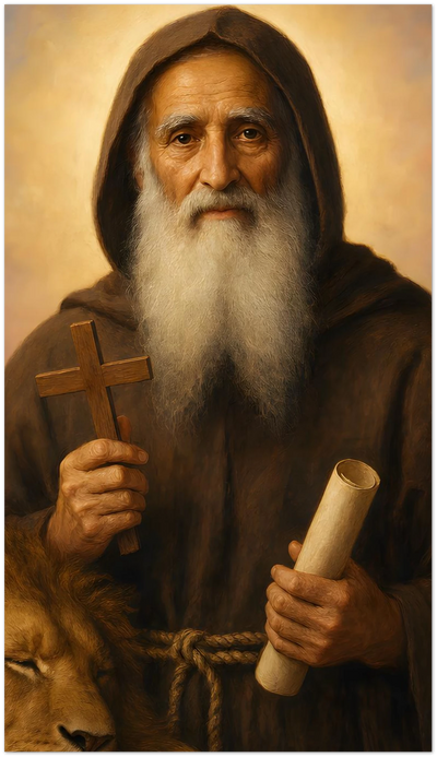 St. Zosimus of Palestine Holy Cards