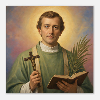 St. Walhere - Devotional Canvas
