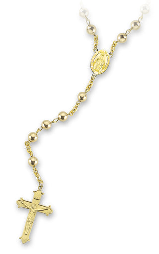 7/8-inch 14K Gold Round Saint Thomas Medal