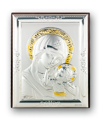 Antique Pewter Frame | Sterling Silver Madonna of the Street