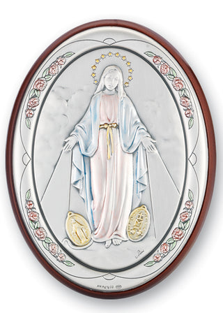 Sterling Silver Baby Miraculous Medal Pin