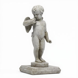 De Ezio Angel Statue - 30-inch — Antique Stone finish