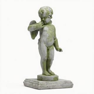 De Ezio Angel Statue - 30-inch — Mossy Green finish