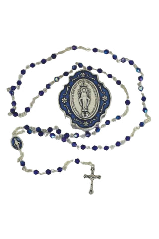 Miraculous Medal Rosary and Box 14"