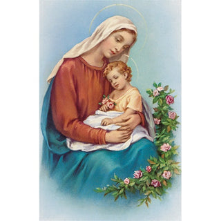 100-Pack - Madonna And Child Holy Card