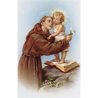 100-Pack - Saint Anthony Holy Card