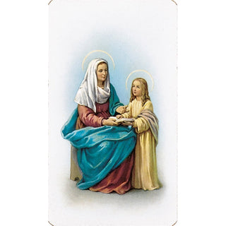 100-Pack - St Anne Holy Card