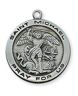 Pewter Saint Michael Pendant