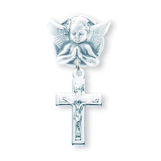 Sterling Silver Baby Cross Pin - SALE