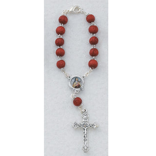 St. Therese Auto Rosary/Carded