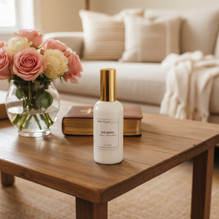 Ave Maria Room + Linen spray in rose scent inspired by Virgin Mary