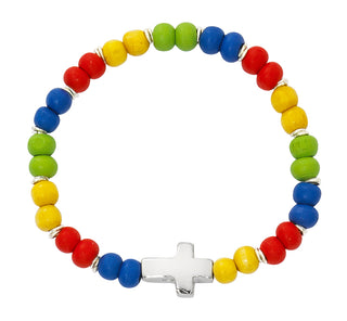 Baby Mult Wood Stretch Bracelete