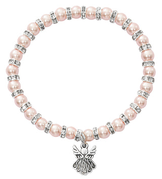 Pink Pearl Baby Stretch Bracelet