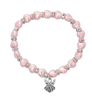  Mult Pearl Heart Baby Bra